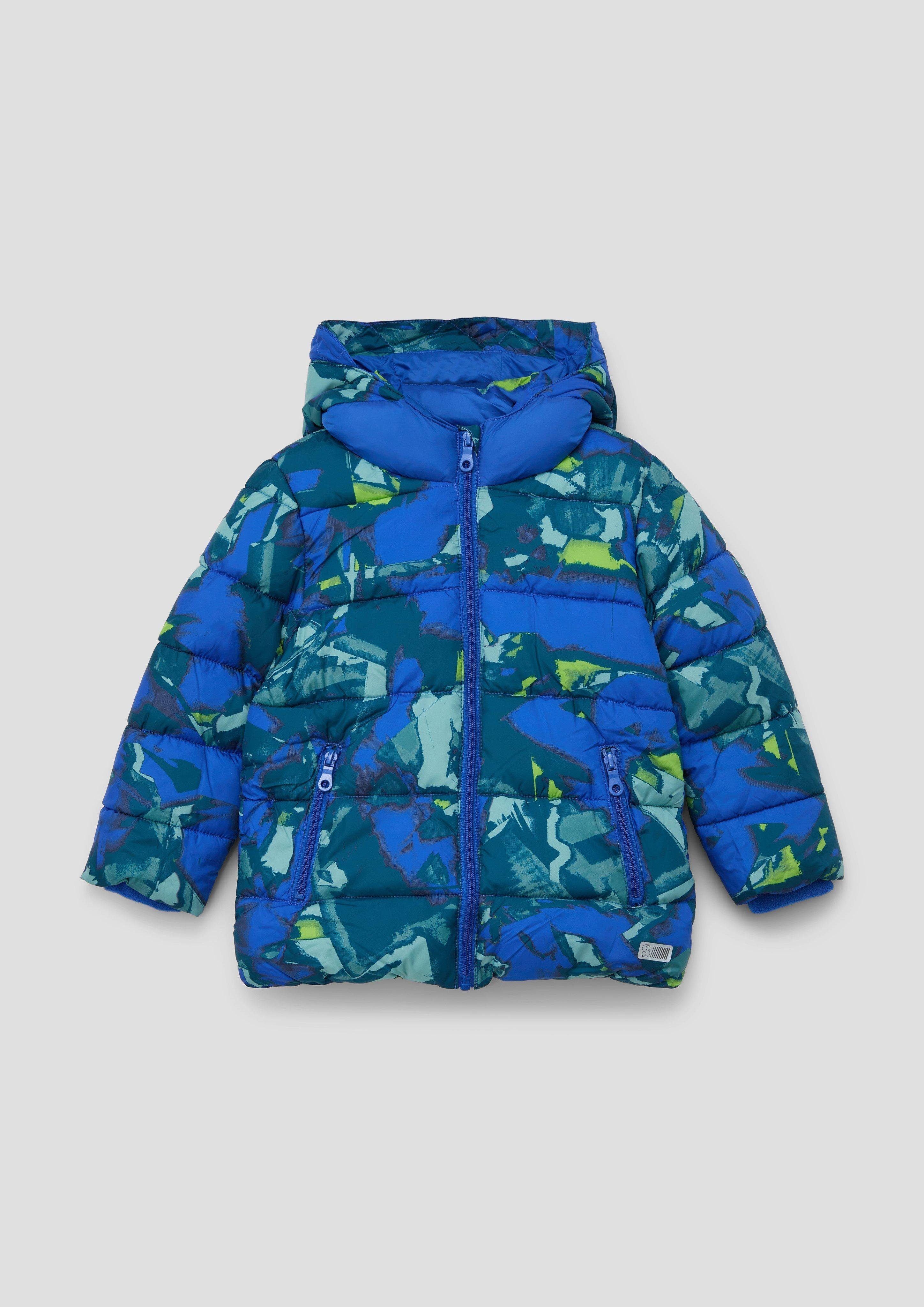 Outdoorjacke Steppjacke mit Kapuze
