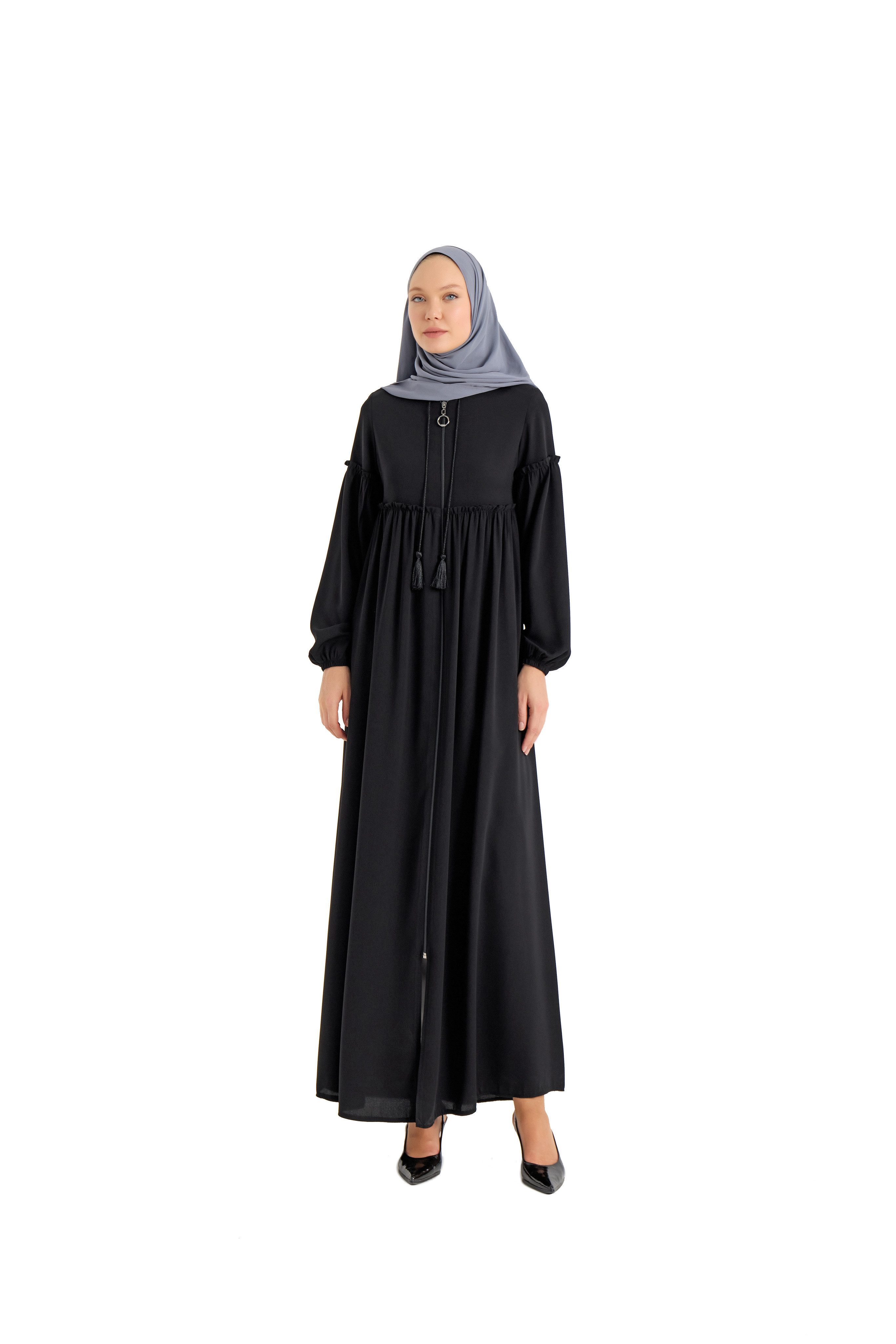 ELYANUR Maxikleid Hochwertige erweiterte Abaya günstig online kaufen
