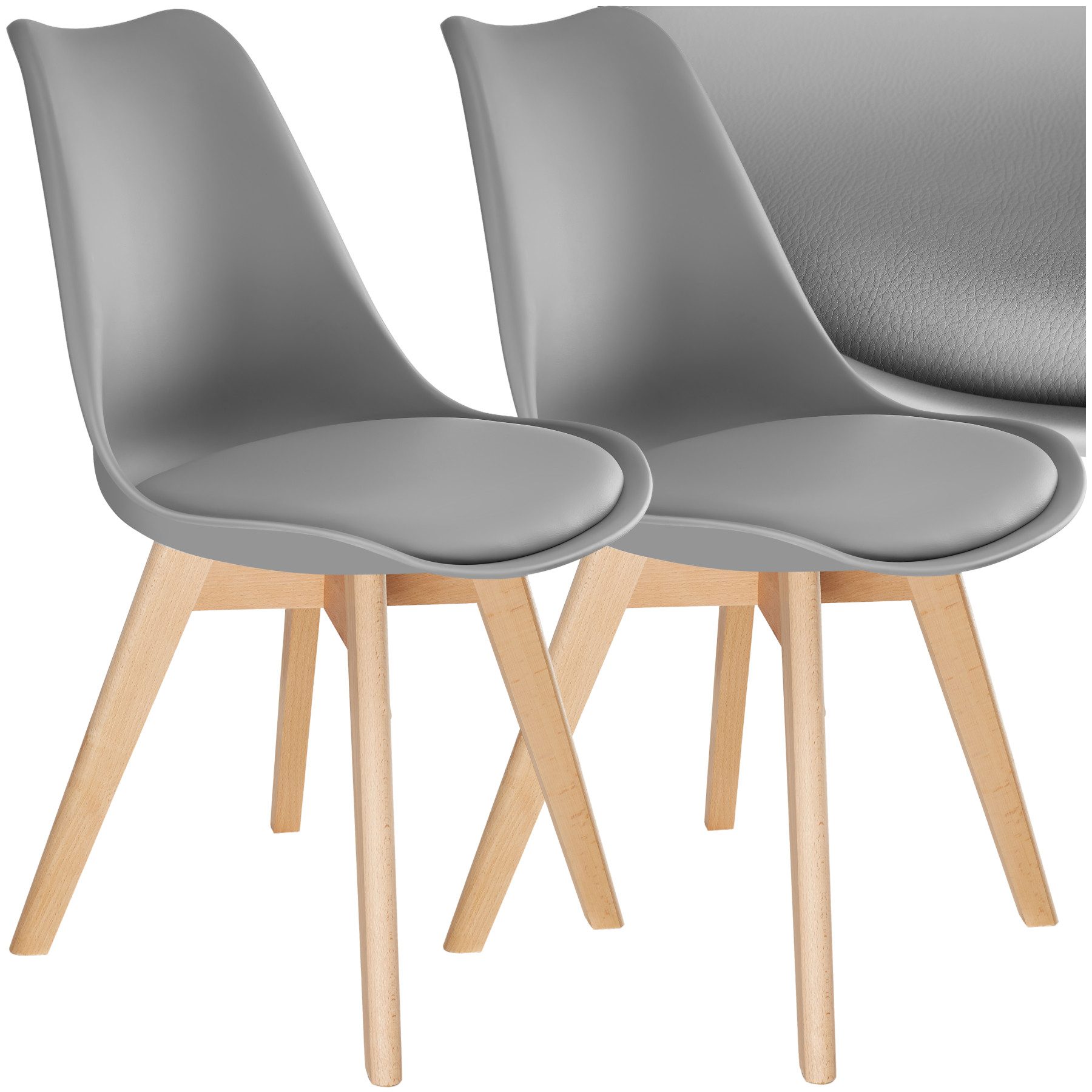 tectake Esszimmerstuhl Set Esszimmerstuhl (Set., 2 günstig online kaufen