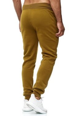 Egomaxx Jogginghose Jogging Hose Fit Home Sweat Pants leichte Sporthose Vers1 (1-tlg) 1128 in Olive