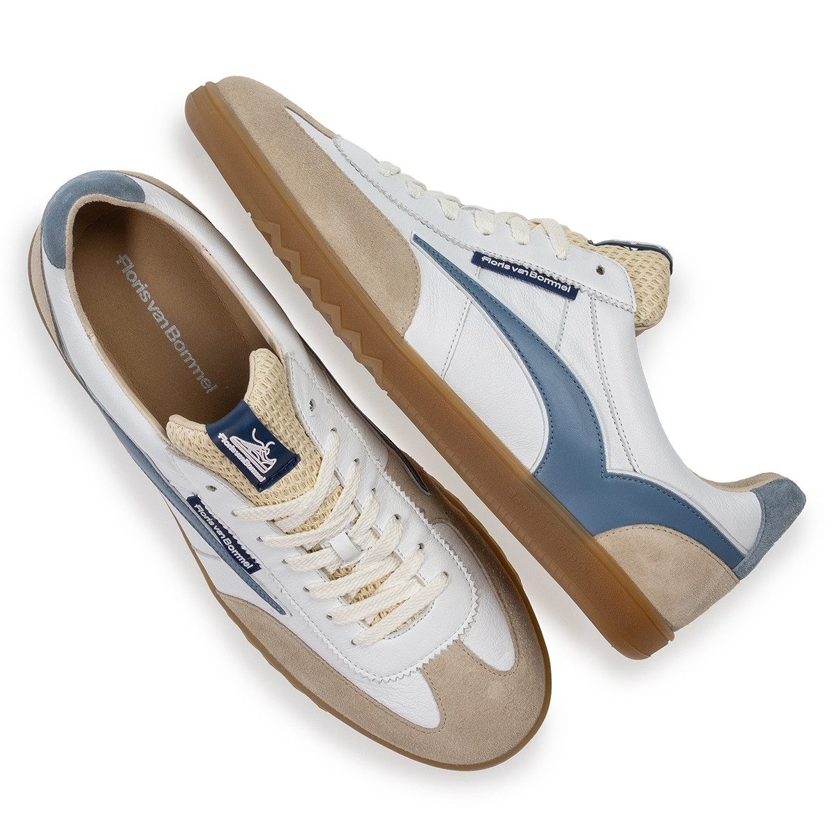 Floris van Bommel Floris van Bommel De Zaler, Sneaker, Weiß, Herren Sneaker