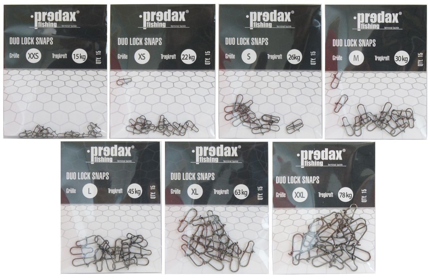 Predax Schnurverbinder 105 Predax Duo Lock Snap - Raubfischwirbel Set, (1-St)