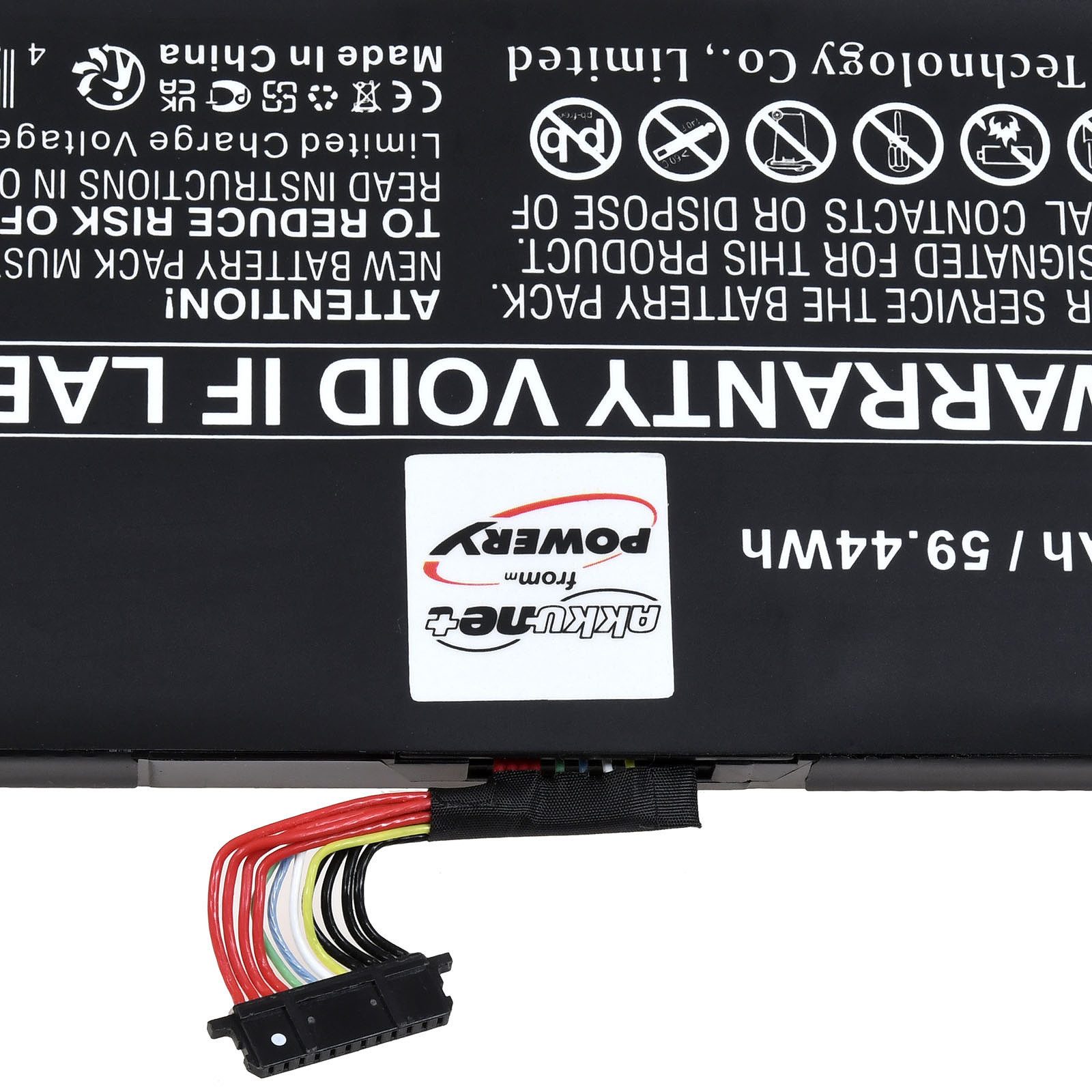 Powery Akku für Lenovo Typ L22L4PA0 Laptop-Akku 3850 mAh (15.44 V)