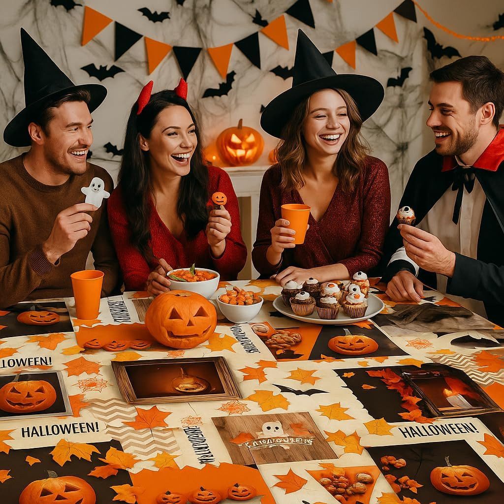texpot Tischdecke Wachstuch Halloween abwischbar Wachstuchtischdecke (1-tlg) – Bild 4 von 4