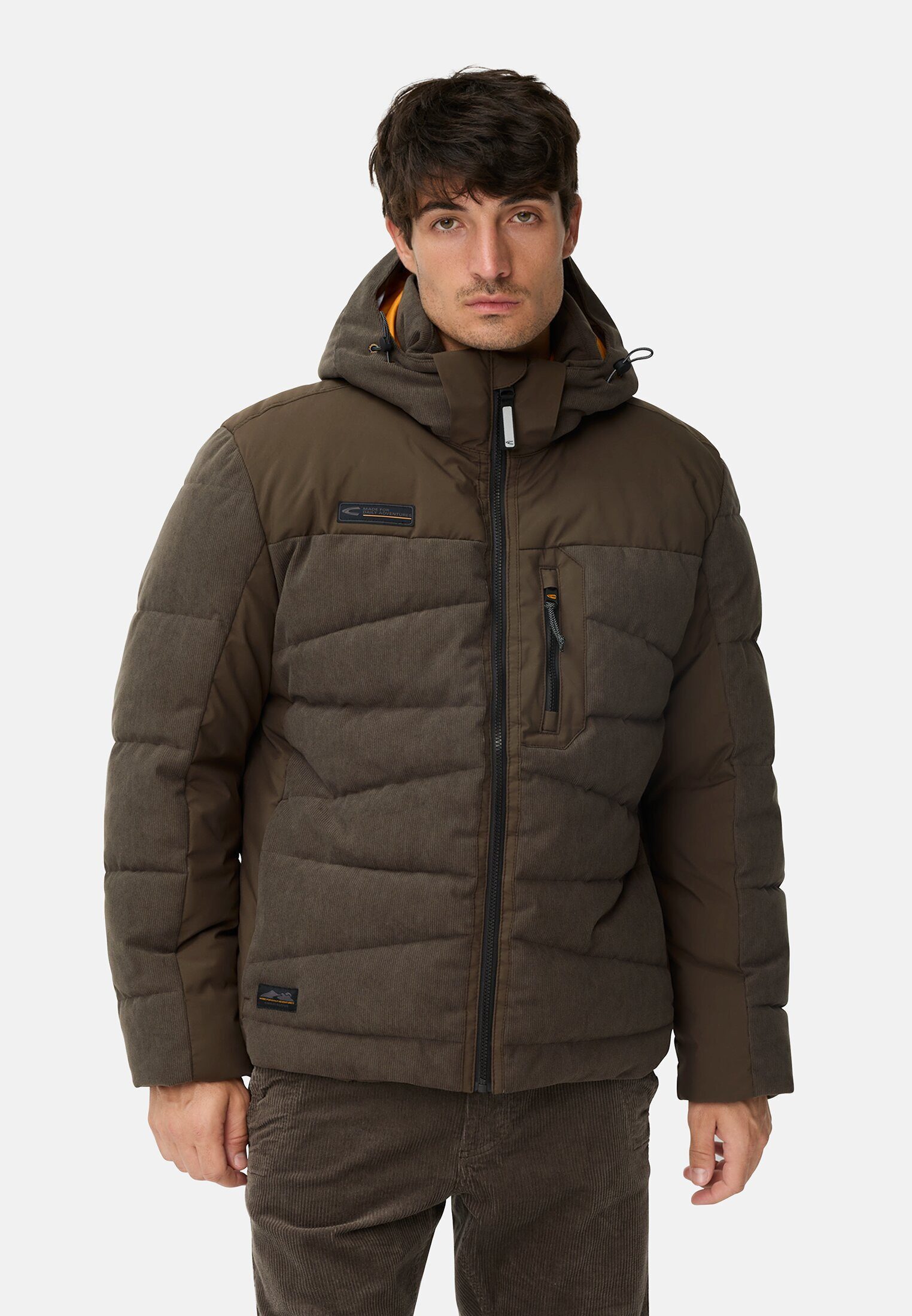 camel active Steppjacke mit abnehmbarer Kapuze Langarm Abnehmbare Kapuze Ma günstig online kaufen