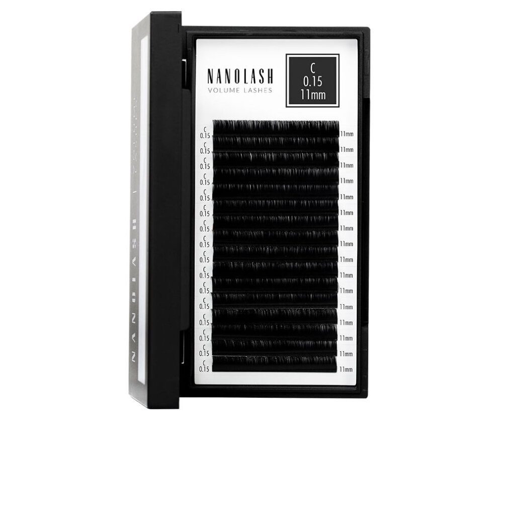 Nanolash Einzelwimpern VOLUME LASHES falsche Wimpern 0,15 C #11 mm 1 u