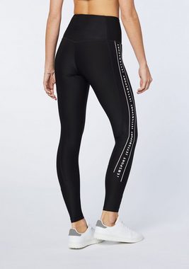 JETTE SPORT Leggings mit seitlichem Logo-Druck (1, 1-tlg)