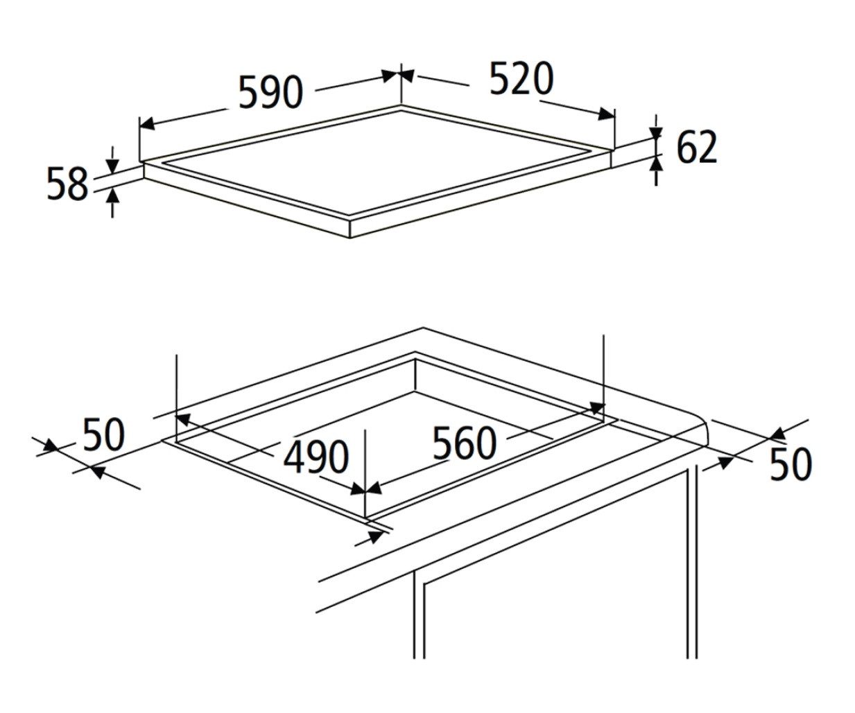 PKM Induktions-Kochfeld