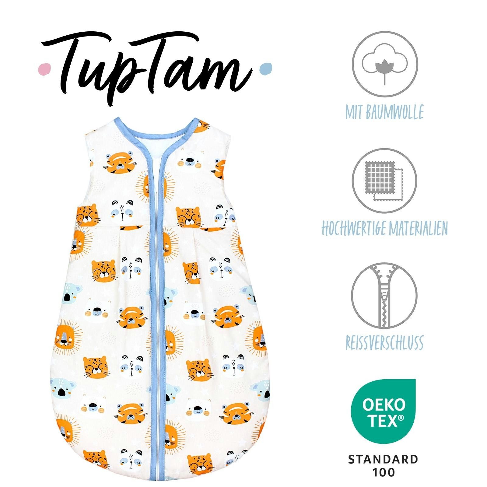 TupTam Babyschlafsack Kugelschlafsack ohne Ärmel 2.5 TOG Ganzjahr – Bild 2 von 5