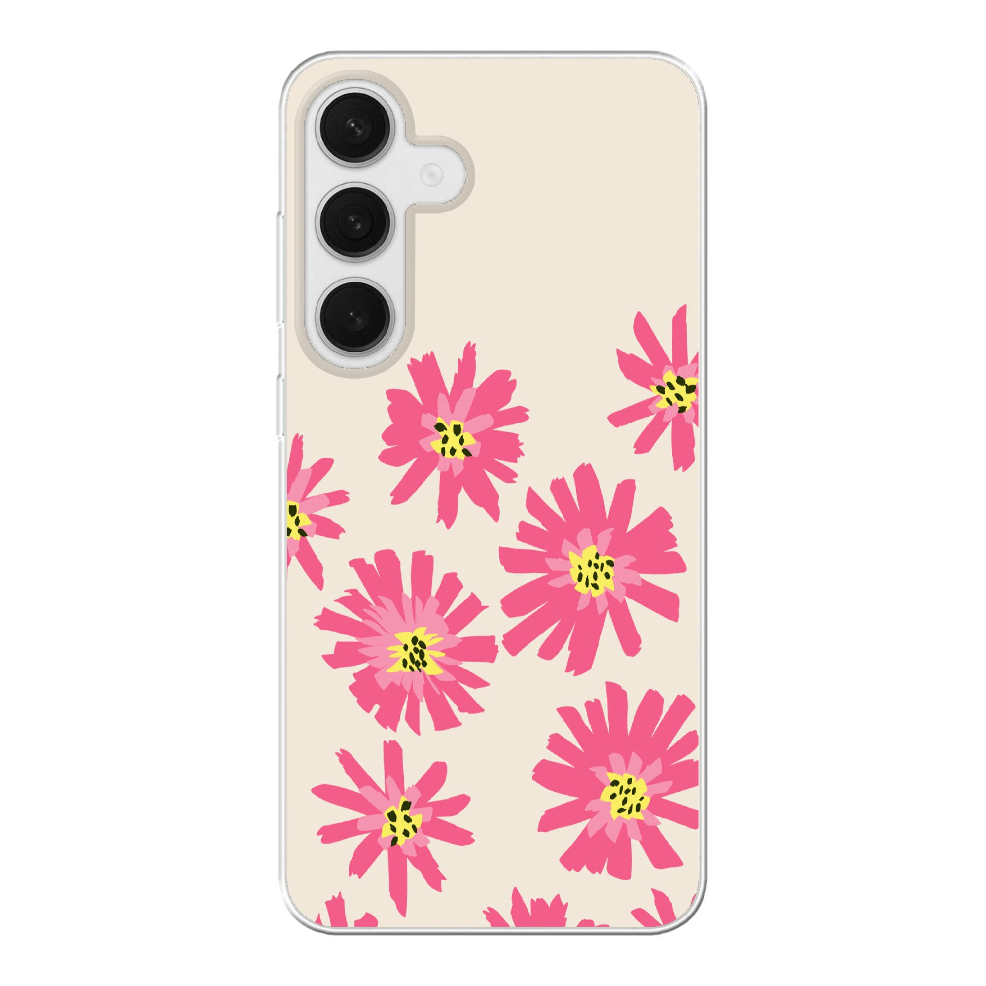 Handyhülle für Samsung Galaxy S25 Plus Blumen - Muster - Minimalismus