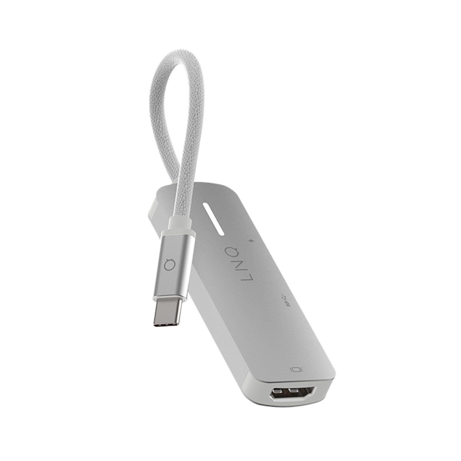 LINQ Connects LINQ 3in1 USB-C HDMI Adapter 140W Space Grey - White Neu Smartphone-Adapter, Fehler im Befehl: Falsche Syntax in der Nähe von "=".
