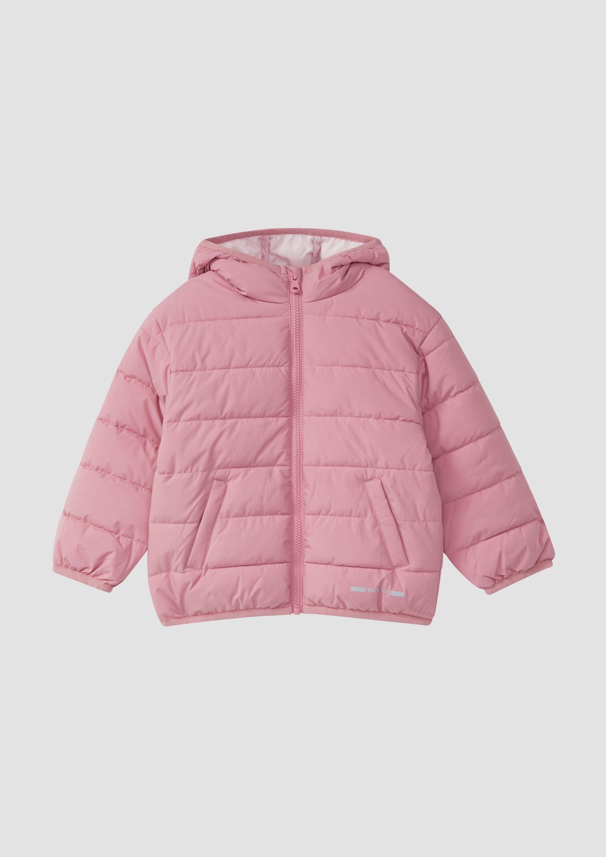 s.Oliver Funktionsjacke Outdoor-Jacke Unisex Steppjacke mit Kapuze in Oversize