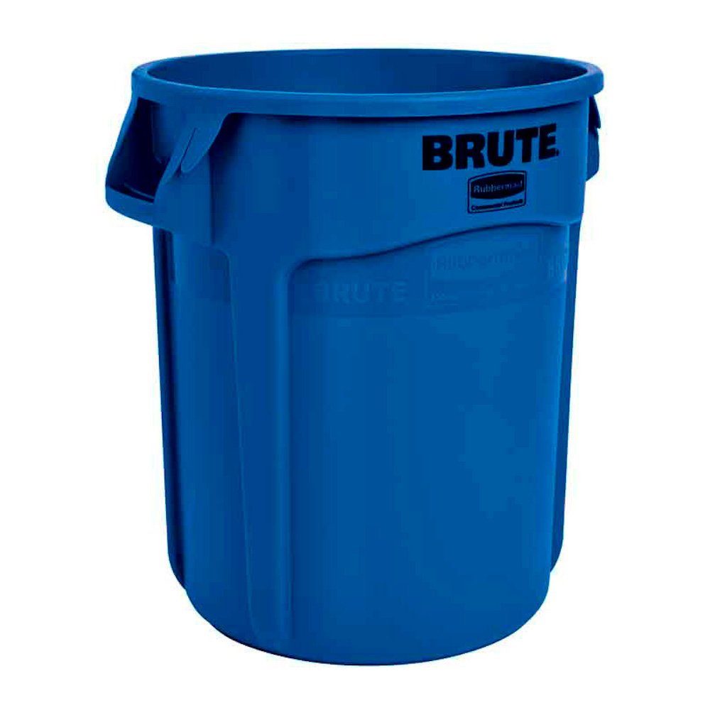 PROREGAL® Mülltrennsystem Brute Mehrzwecktonne mit Belüftungskanälen, 121,1L, Orange Blau