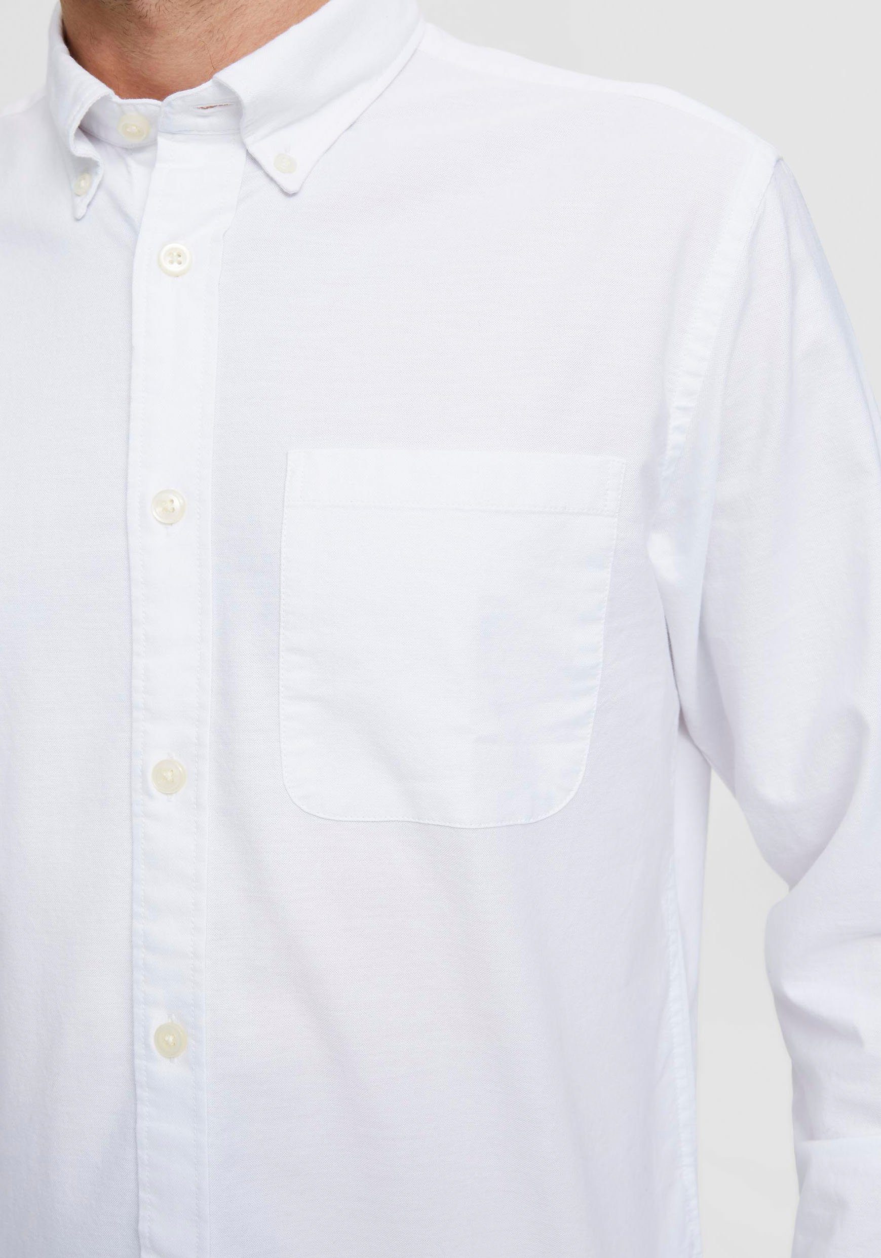 Selected Langarmhemd SLHREGRICK-OX SHIRT LS NOOS Baumwolle, regular fit – Bild 4 von 5