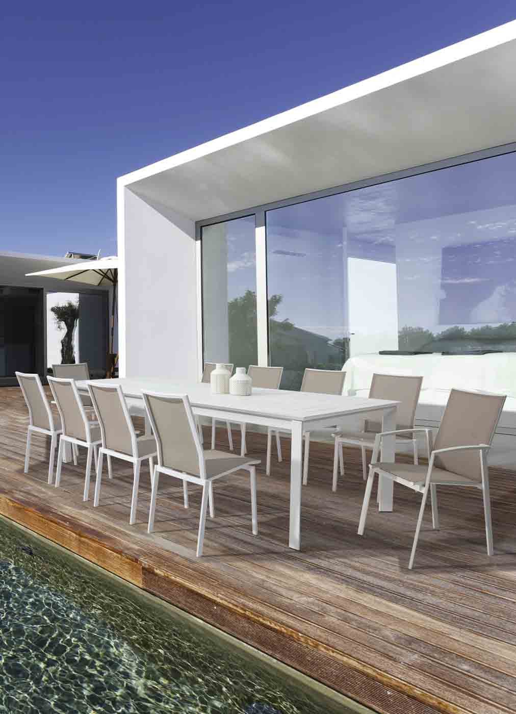 Bizzotto Gartenstuhl Cruise stapelbar ohne Armlehne, günstig online kaufen