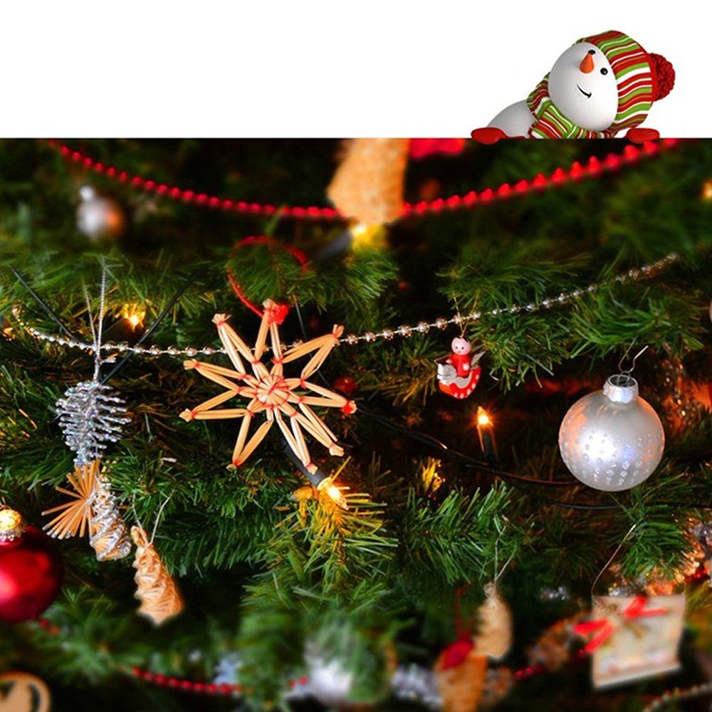 kleine (6 Mehrweg Set Für Weihnachtlichen Bruchsicher Kugel, Weihnachtskugeln Christbaumschmuck Kugeln Partys Weihnachtsbaumkugel Dekoratvie, Dekorative St), 6cm