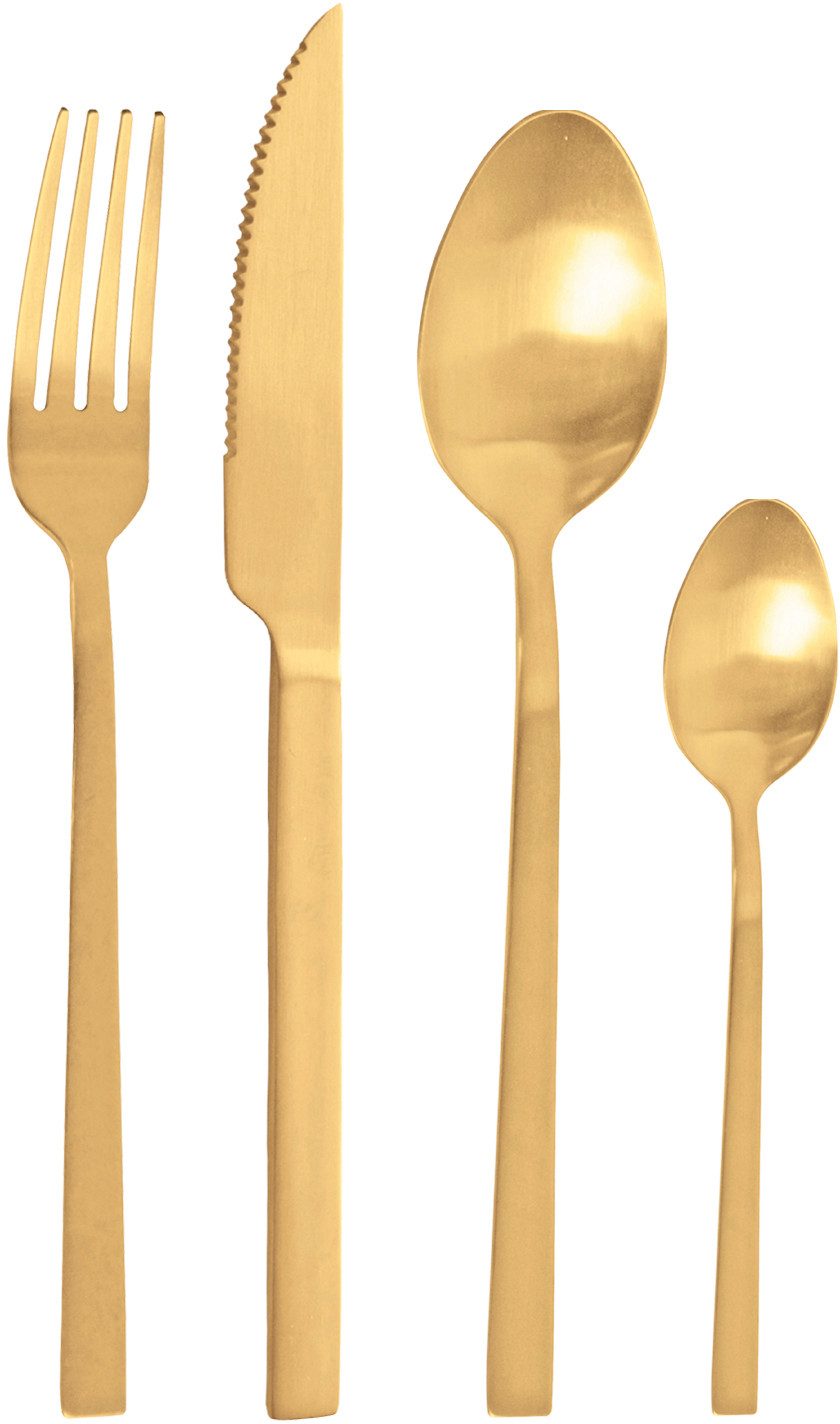 PINTINOX Besteck-Set DUKE (24-tlg), 6 Personen, Edelstahl 18/0, in moderner und zeitloser Formgebung