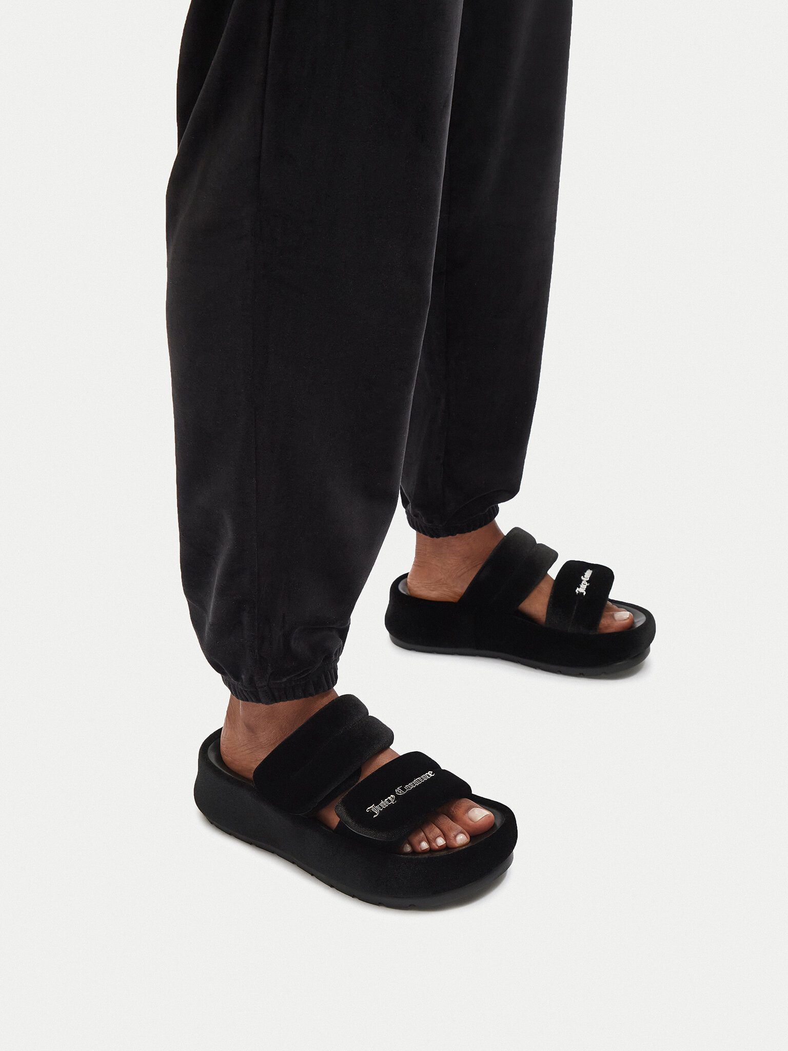 Juicy Couture Juicy Couture Damen Flip-Flops Schwarz WSS21513-01 Badepantolette