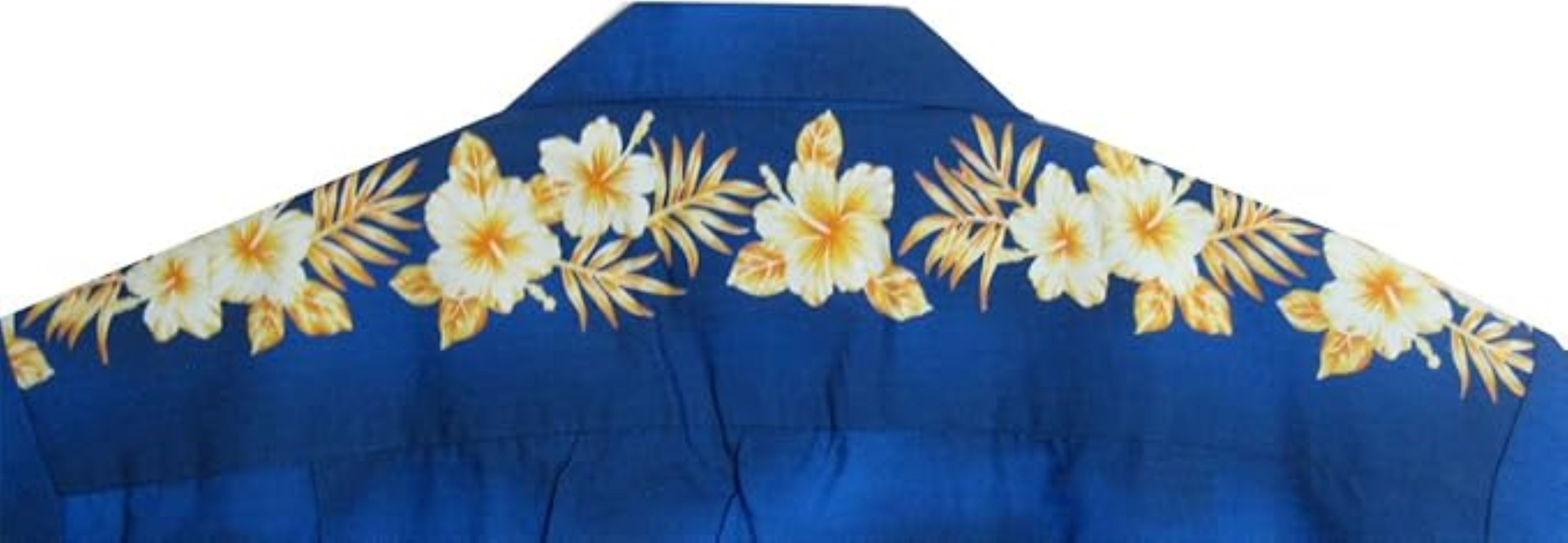 KY's Hawaiihemd "Palmenwald" Herren Kurzarm Baumwolle Kokosknöpfe Original Hawaii