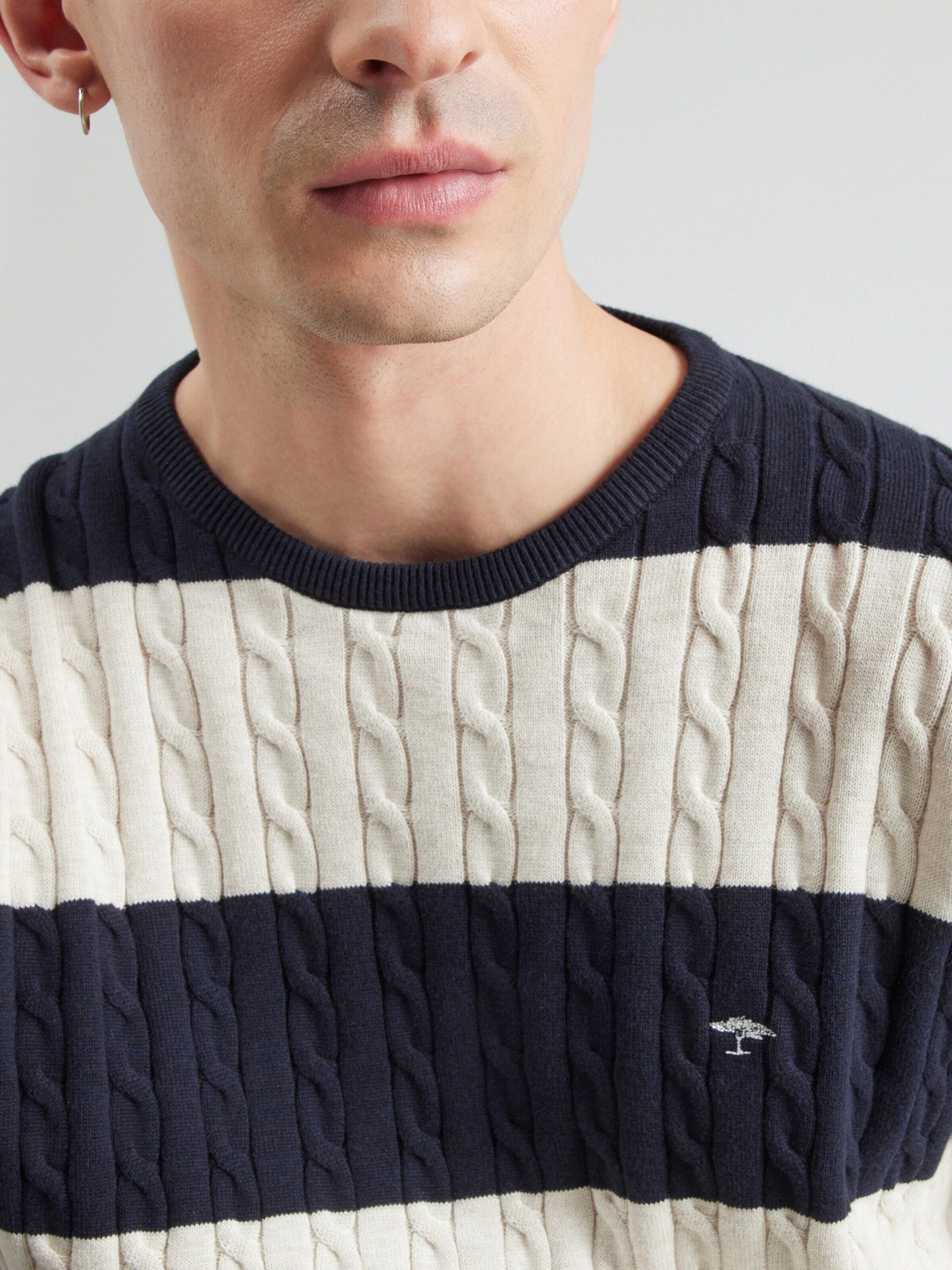 FYNCH-HATTON Rundhalspullover (1-tlg)