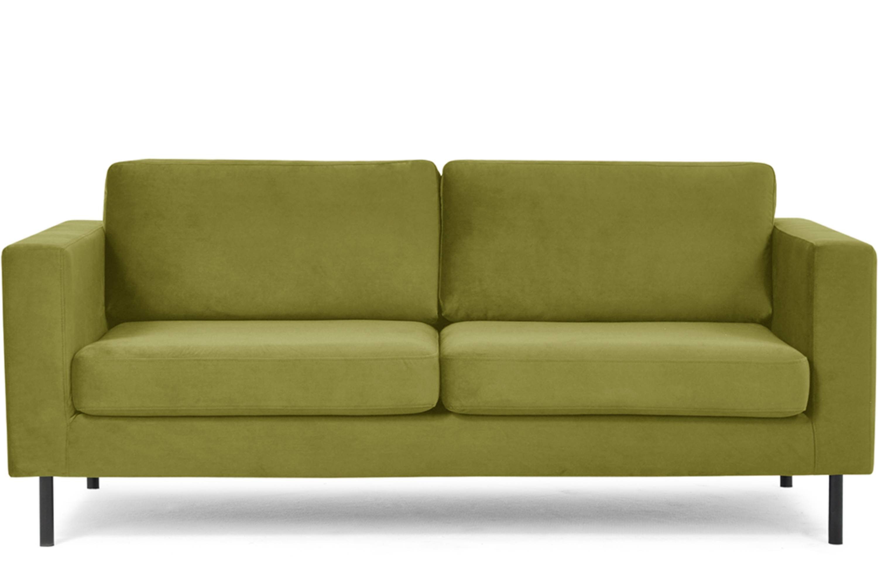 Konsimo 2,5-Sitzer TOZZI Sofa, hohe Beine, universelles Design oliv | oliv | oliv