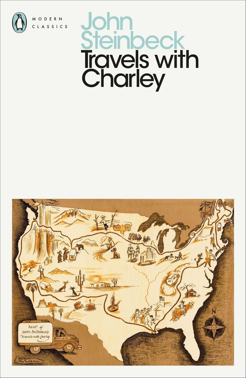 Belletristik Travels with Charley In Search of America John Steinbeck