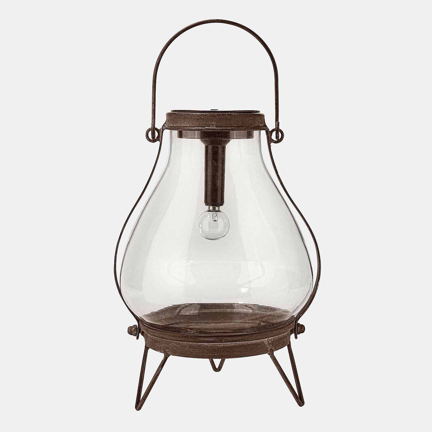 Mirabeau LED Laterne Solar-Laterne Scarron antikbraun