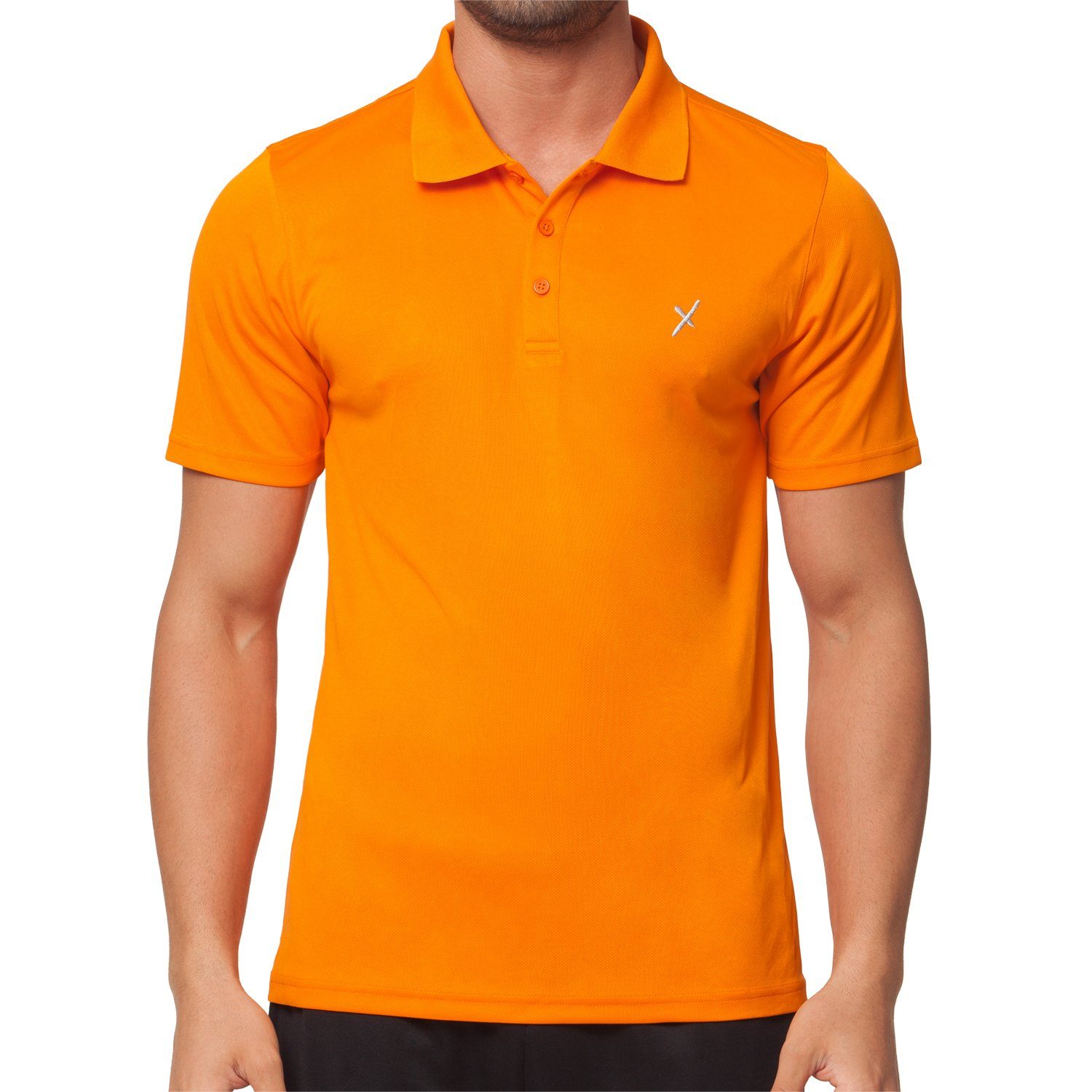 CFLEX Trainingsshirt Herren Sport Fitness Polo-Shirt Sportswear Collection