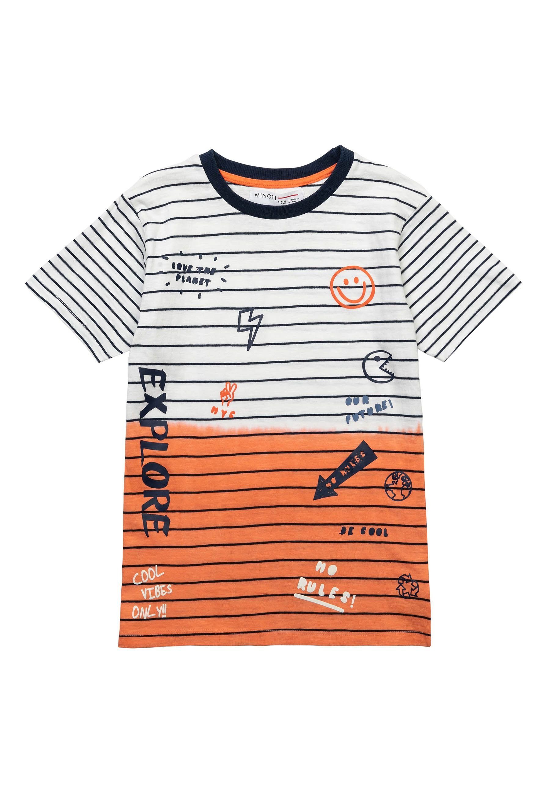 MINOTI T-Shirt T-Shirt aus (3y-14y) Baumwolle