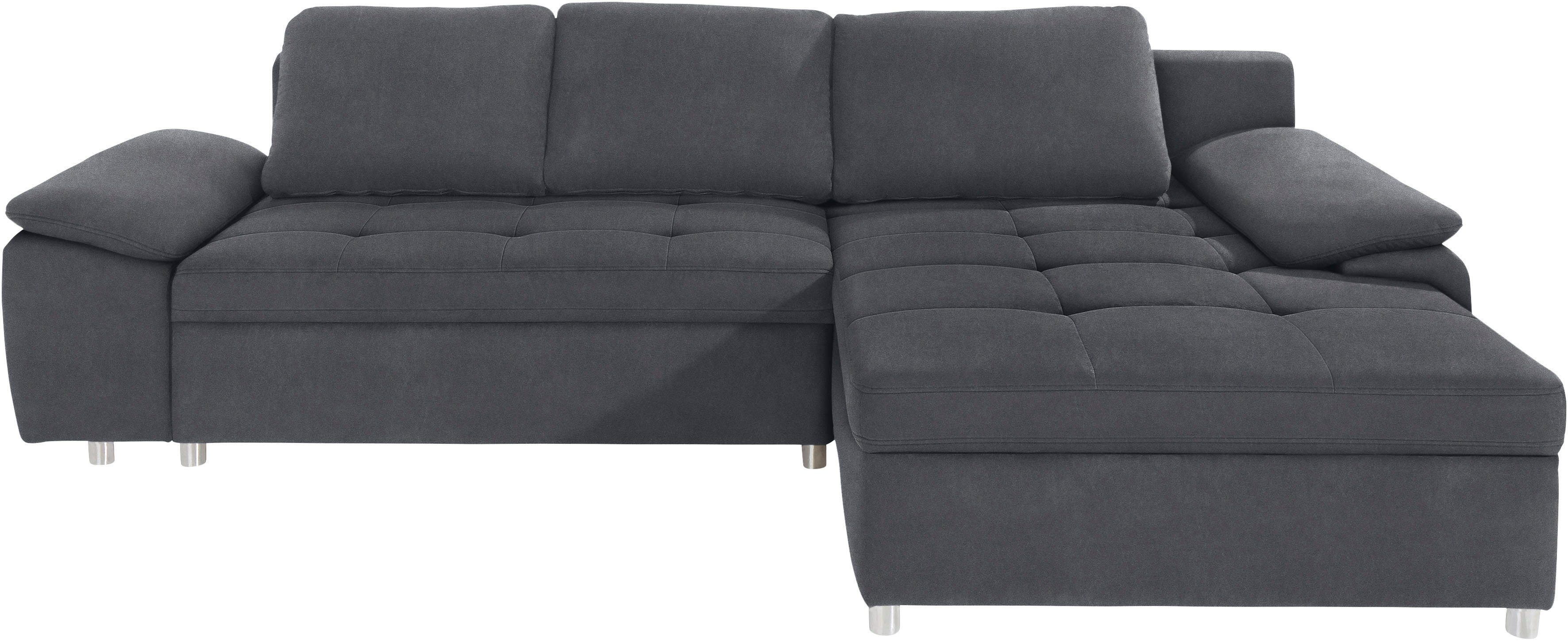 sit&more Ecksofa Labene, wahlweise mit Bettfunktion und Bettkasten, inkl. R günstig online kaufen