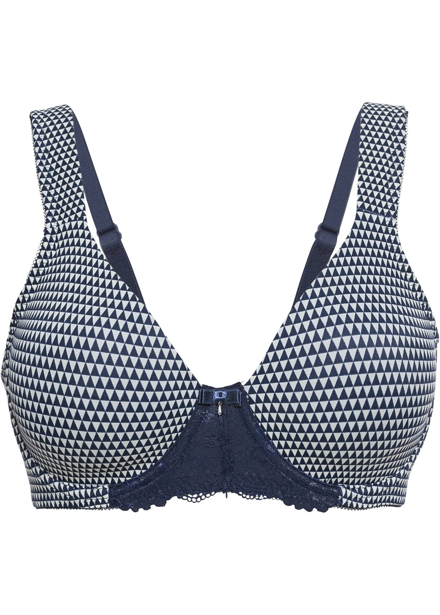 bonprix Minimizer-BH mit gepolsterten Trägern, Minimizer-Schnittform, mit modernem Print