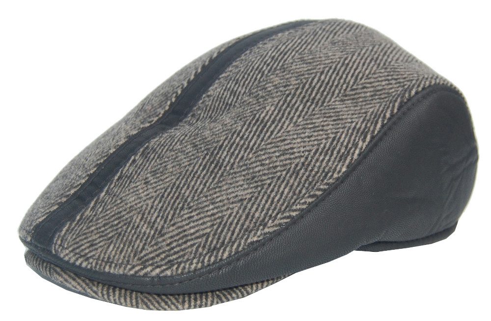 Cool4 Schiebermütze HERBST WINTER FLATCAP LEDER günstig online kaufen