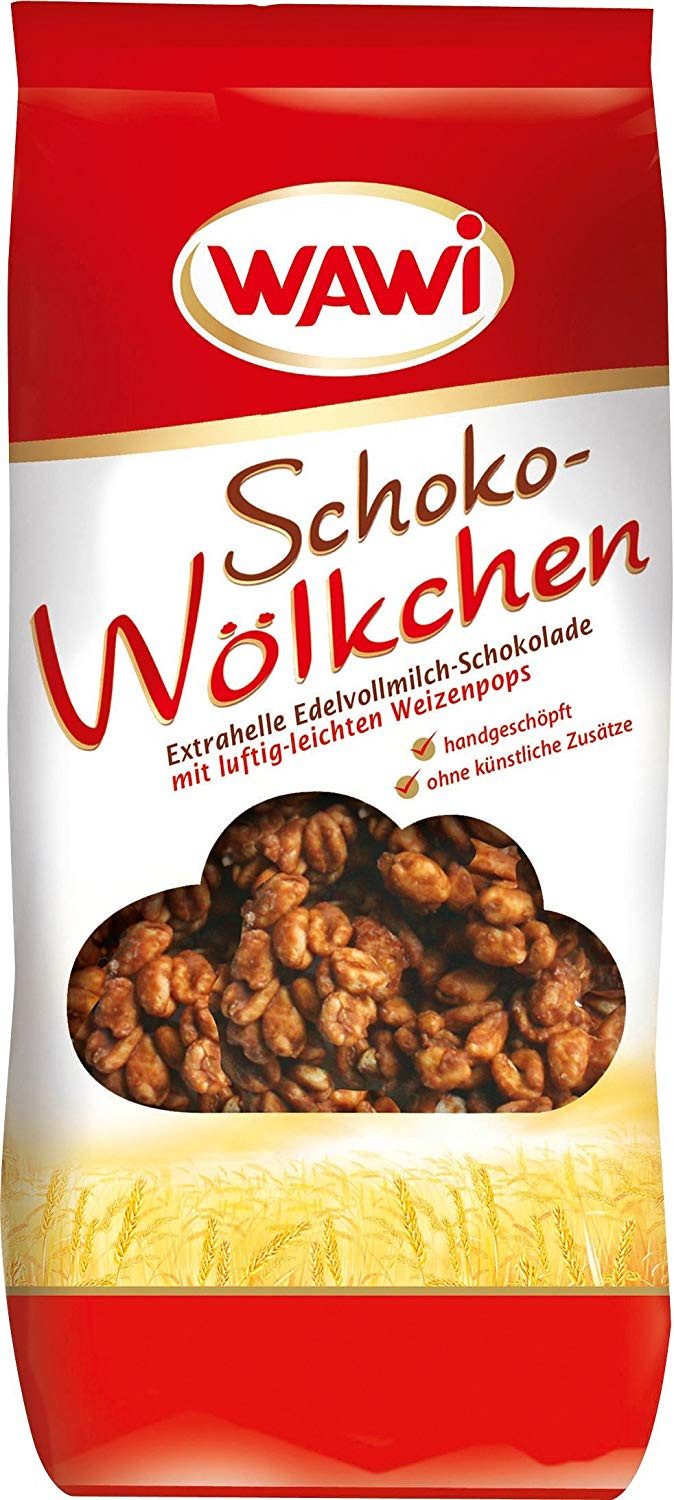 WAWI Schokolade, Wawi Schoko Wölkchen mit Edelvollmilchschokolade 250g 2er Pack