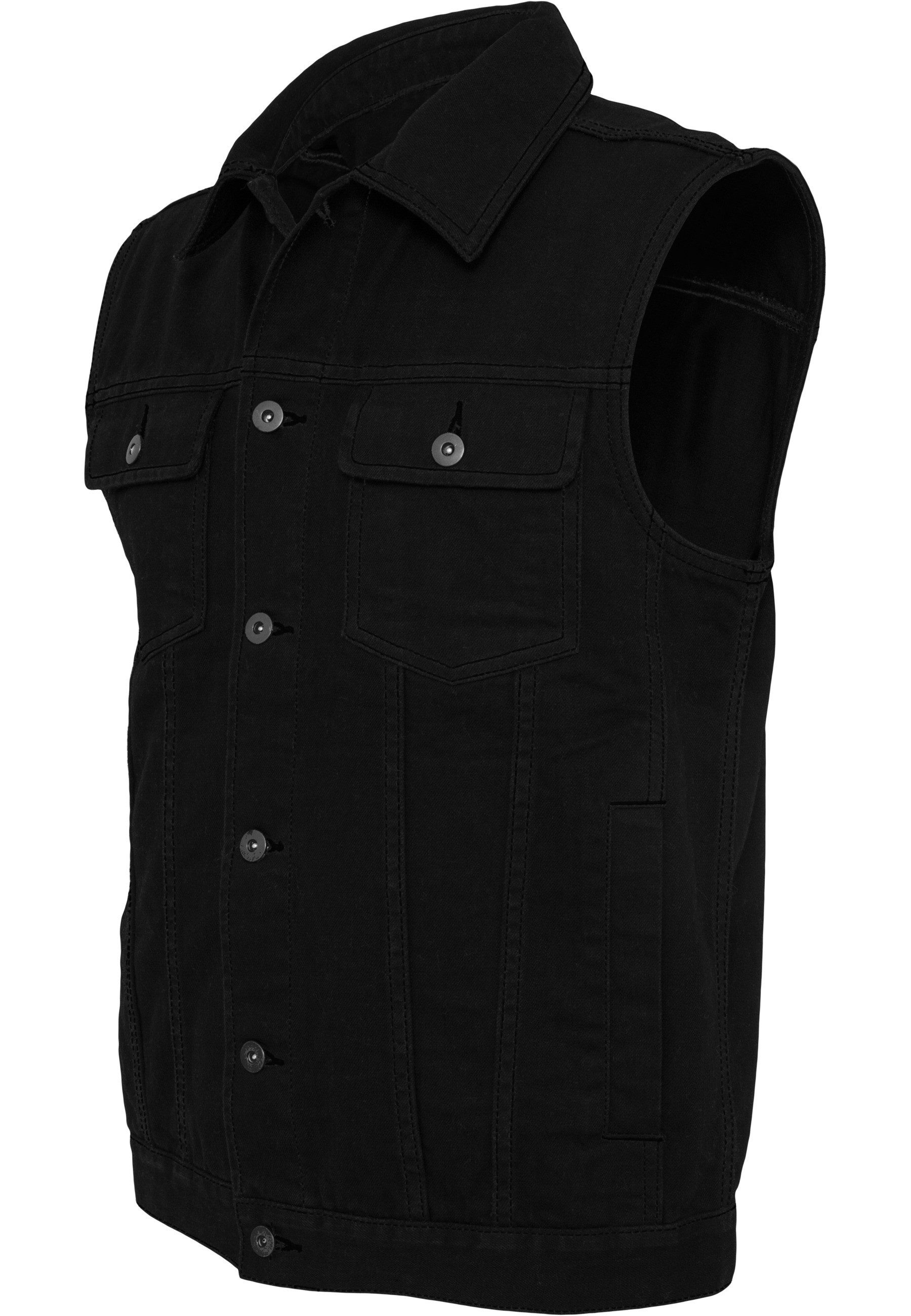 URBAN CLASSICS Jeansjacke Urban Classics Herren Denim Vest (1-St)