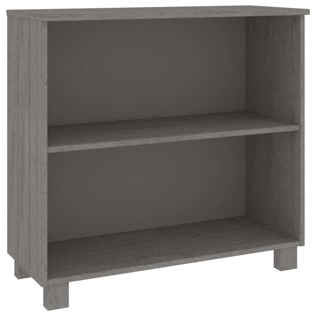 vidaXL Sideboard Sideboard HAMAR Hellgrau 85x35x80 cm Massivholz Kiefer (1 St)