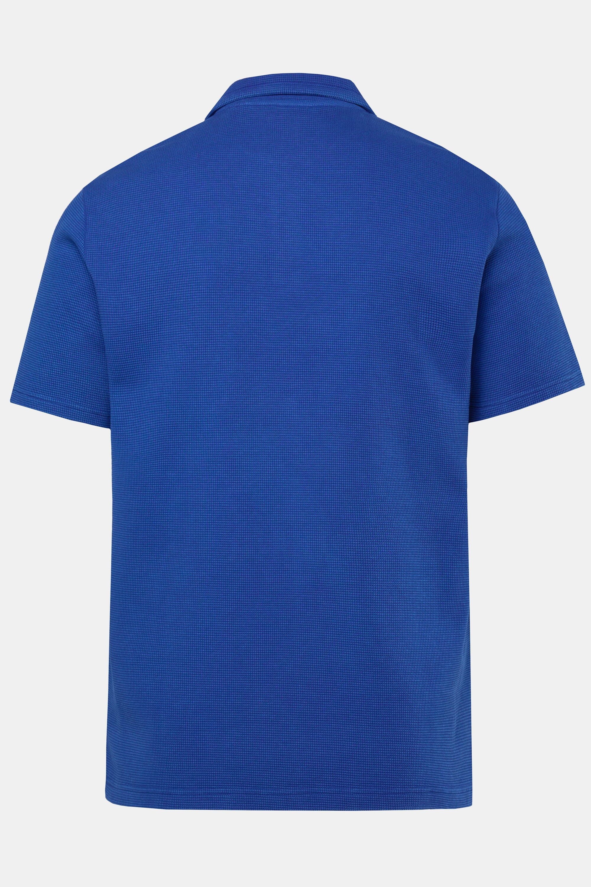 JP1880 Poloshirt Poloshirt Halbarm Waffelpiqué Vintage Look