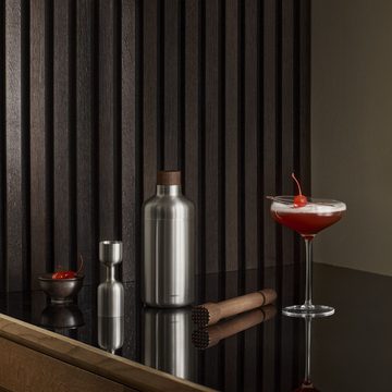 Eva Solo Cocktail Shaker Liquid Lounge, Edelstahl, Walnussholz