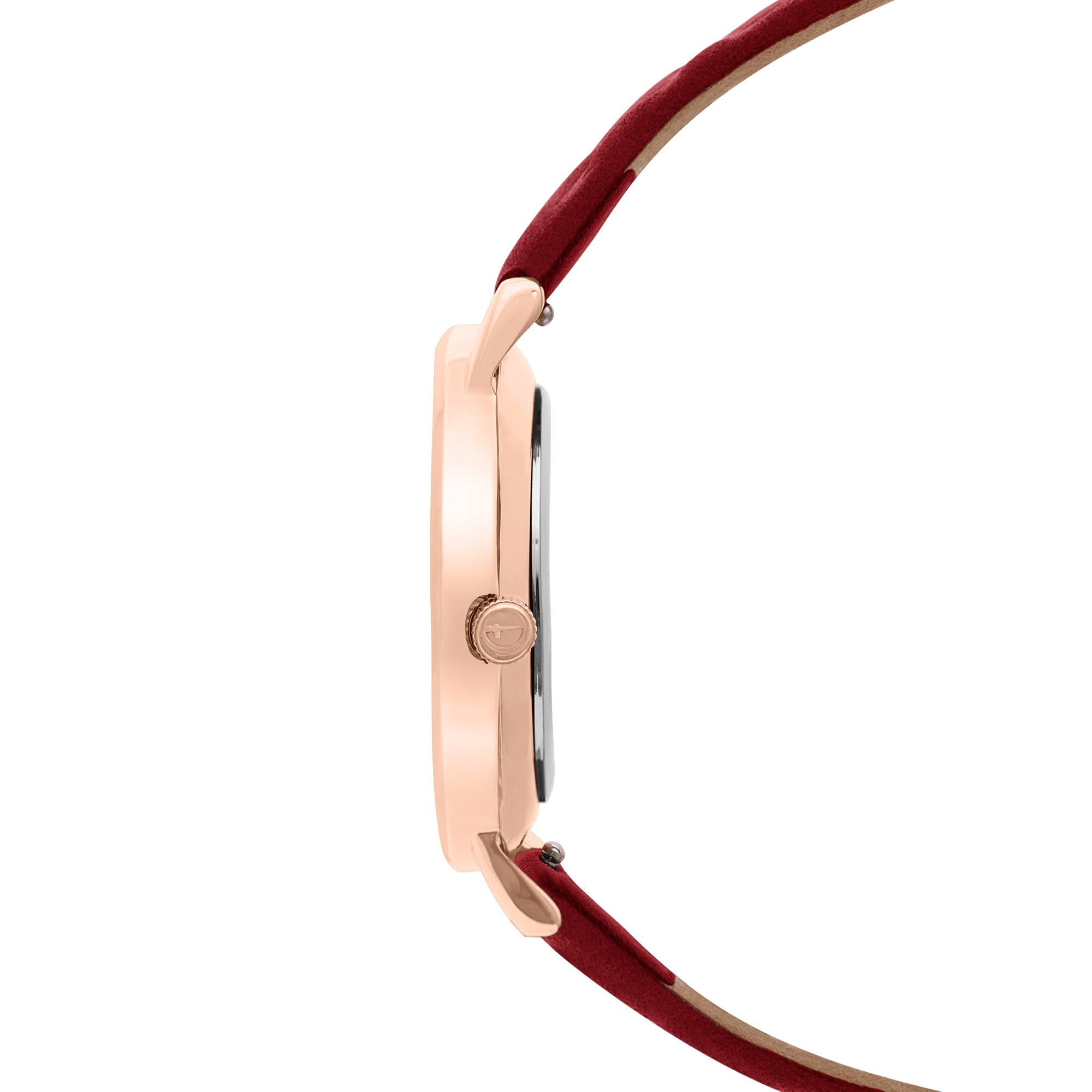 Tamaris Quarzuhr TT-0231-LQ, Armbanduhr, Damenuhr, Lederarmband, analog