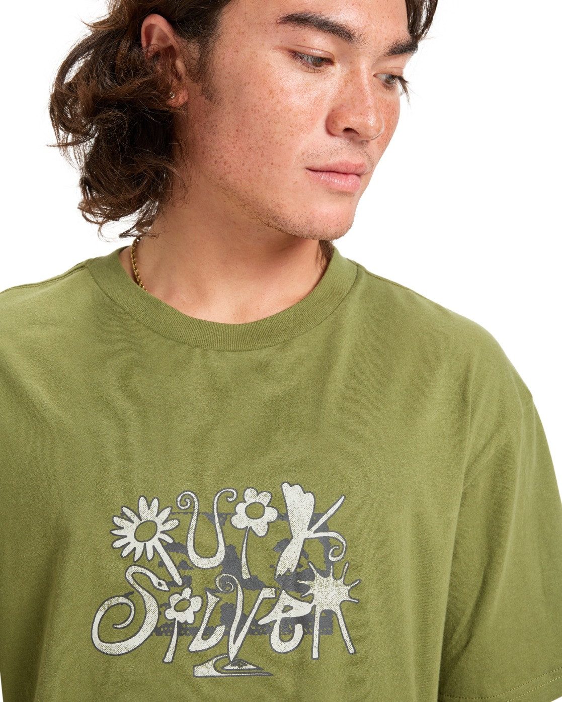 Quiksilver T-Shirt Ev Natural Smash – Bild 4 von 5