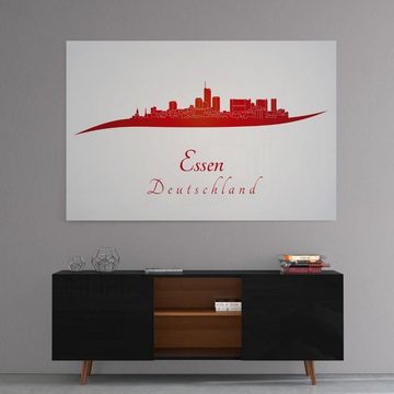Hustling Sharks Leinwandbild Stadt als Skyline Leinwandbild "Essen" - Einzigartige Wanddeko, in 7 unterschiedlichen Größen verfügbar