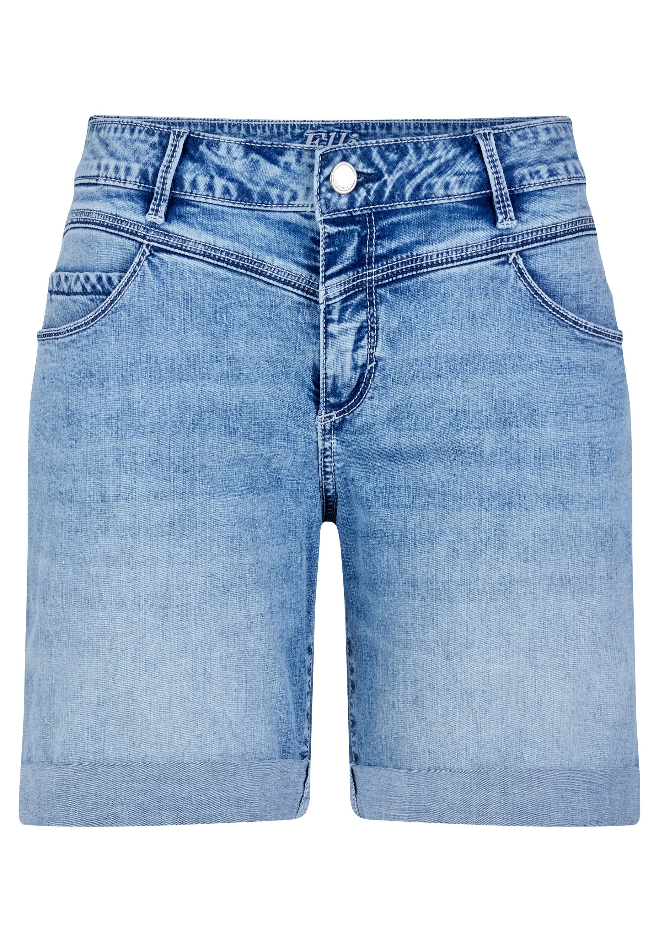 Paddock's Jeansshorts ELLI Regular Fit Jeans Bermudas mit Stretch