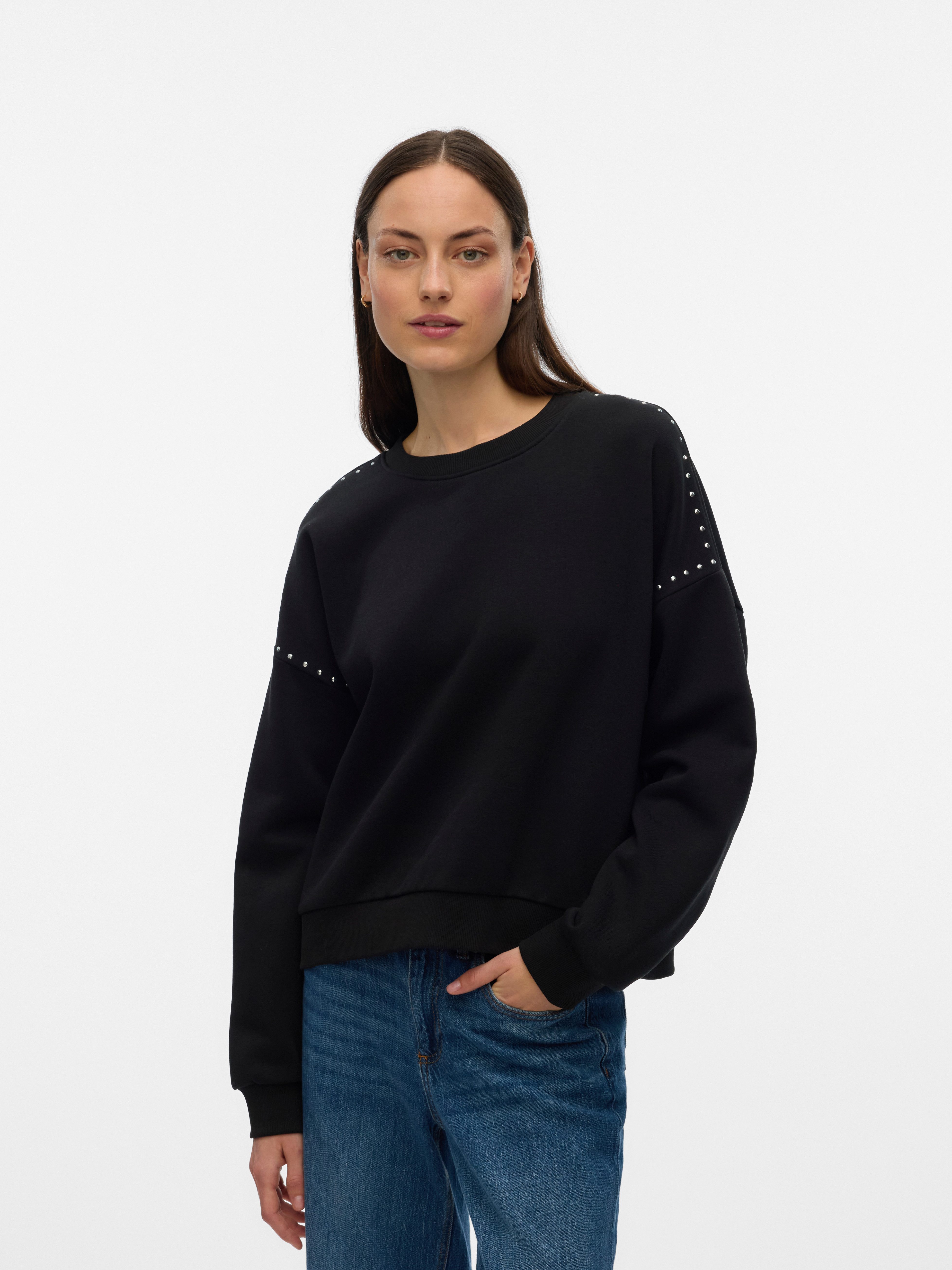 Vero Moda Langarmshirt VMLOTTE TRINA LS SWEAT BOX GA BF günstig online kaufen