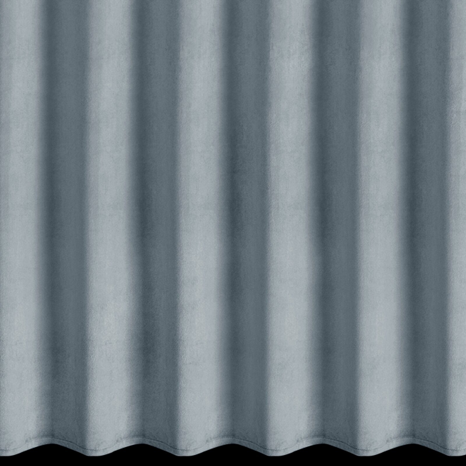 Eurofirany Vorhang VELVET (2 St), Kräuselband, blickdicht, Samt, 2er-Set Vorhang aus Velvet, mit mittlerem Verdunkelungsgrad, Tunnelzug – Bild 3 von 5