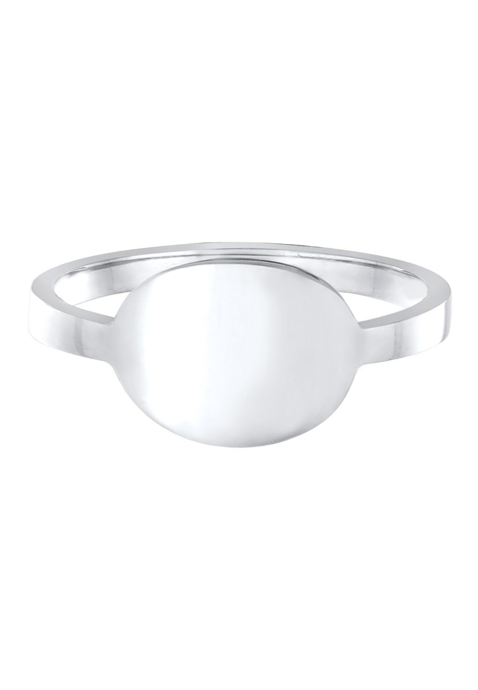 Elli Siegelring Siegelring Basic Trend Oval 925 Silber