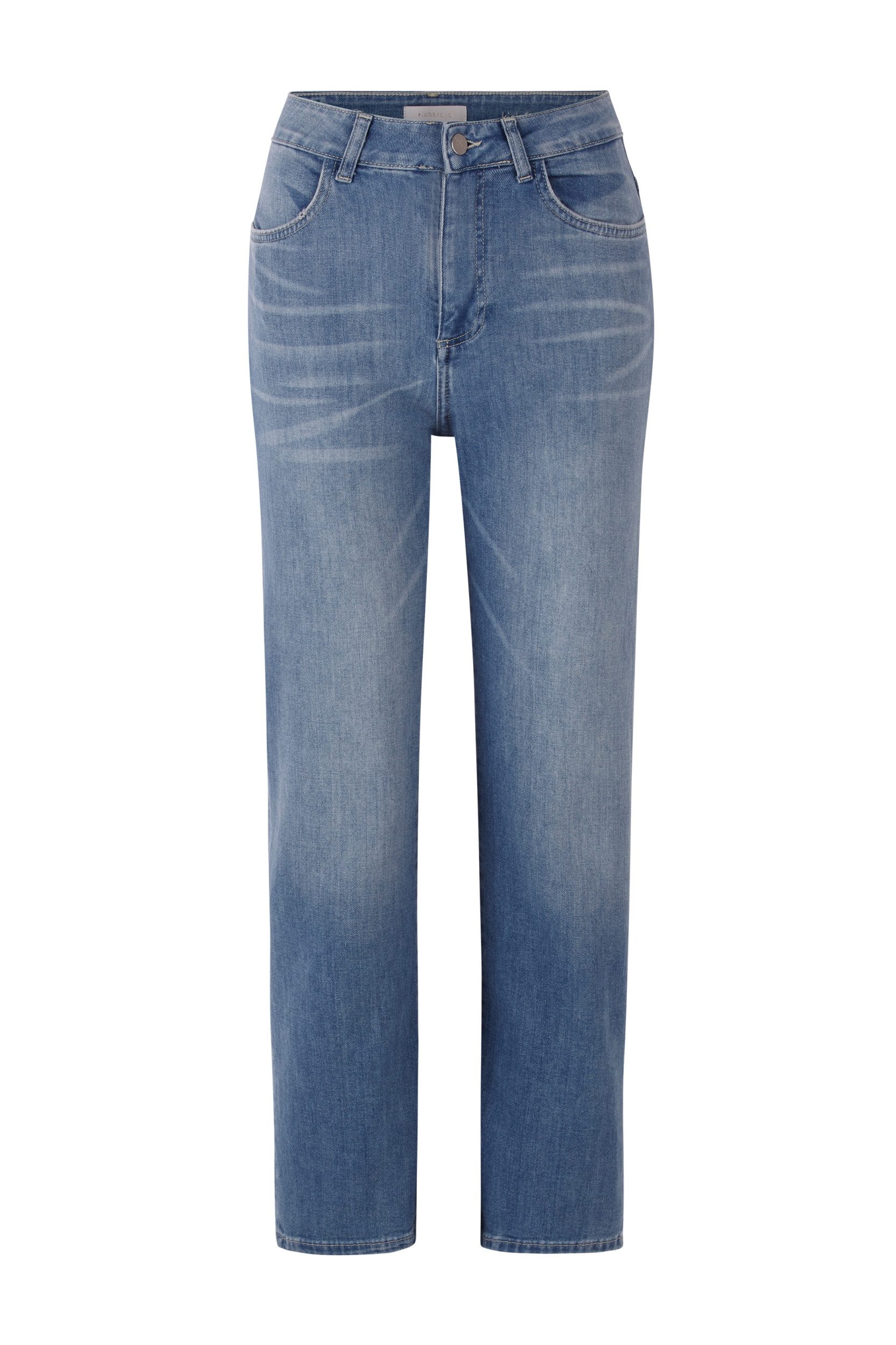 RICHROYAL 5-Pocket-Jeans Kick Flare Organic light blue organ 700