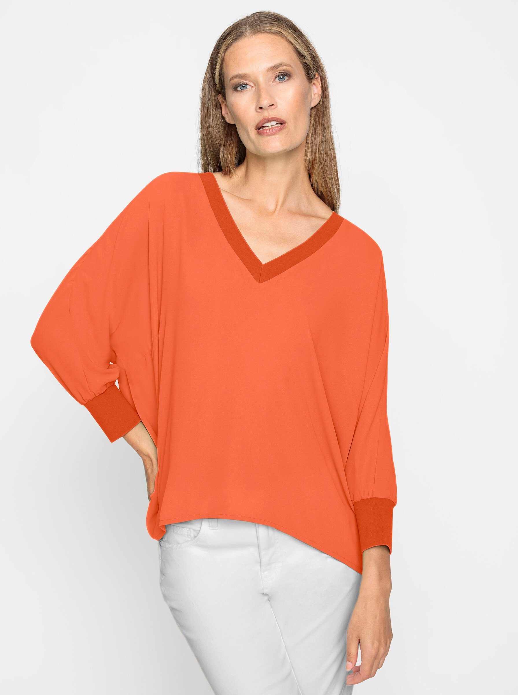heine Klassische Bluse Bluse Langarm
