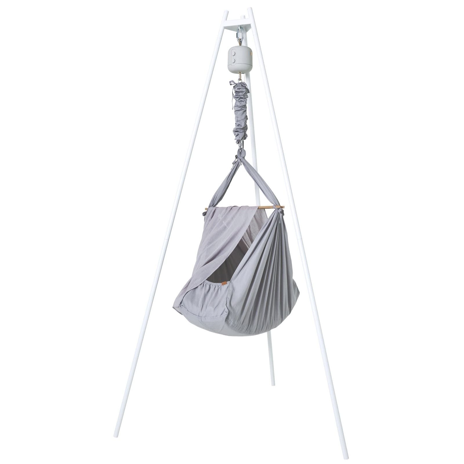 Membantu Babyschaukel Premium Set inkl. Ständer und Federwiegenmotor LeeLoo02, Set inkl. Ständer und Federwiegenmotor LeeLoo02. Geburt - ca. 3 Jahre