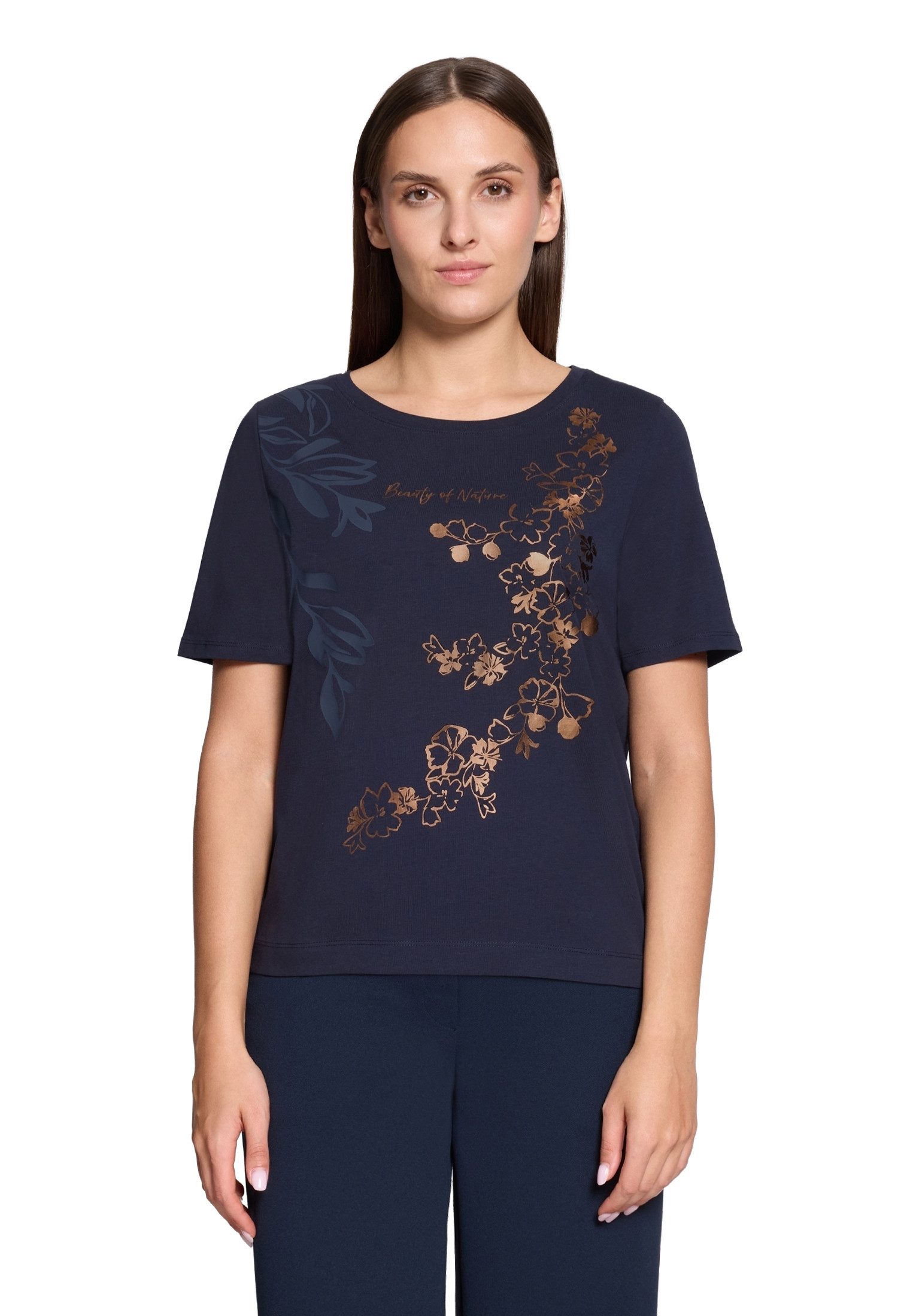 Kurzarmshirt Damen mit Aufdruck
