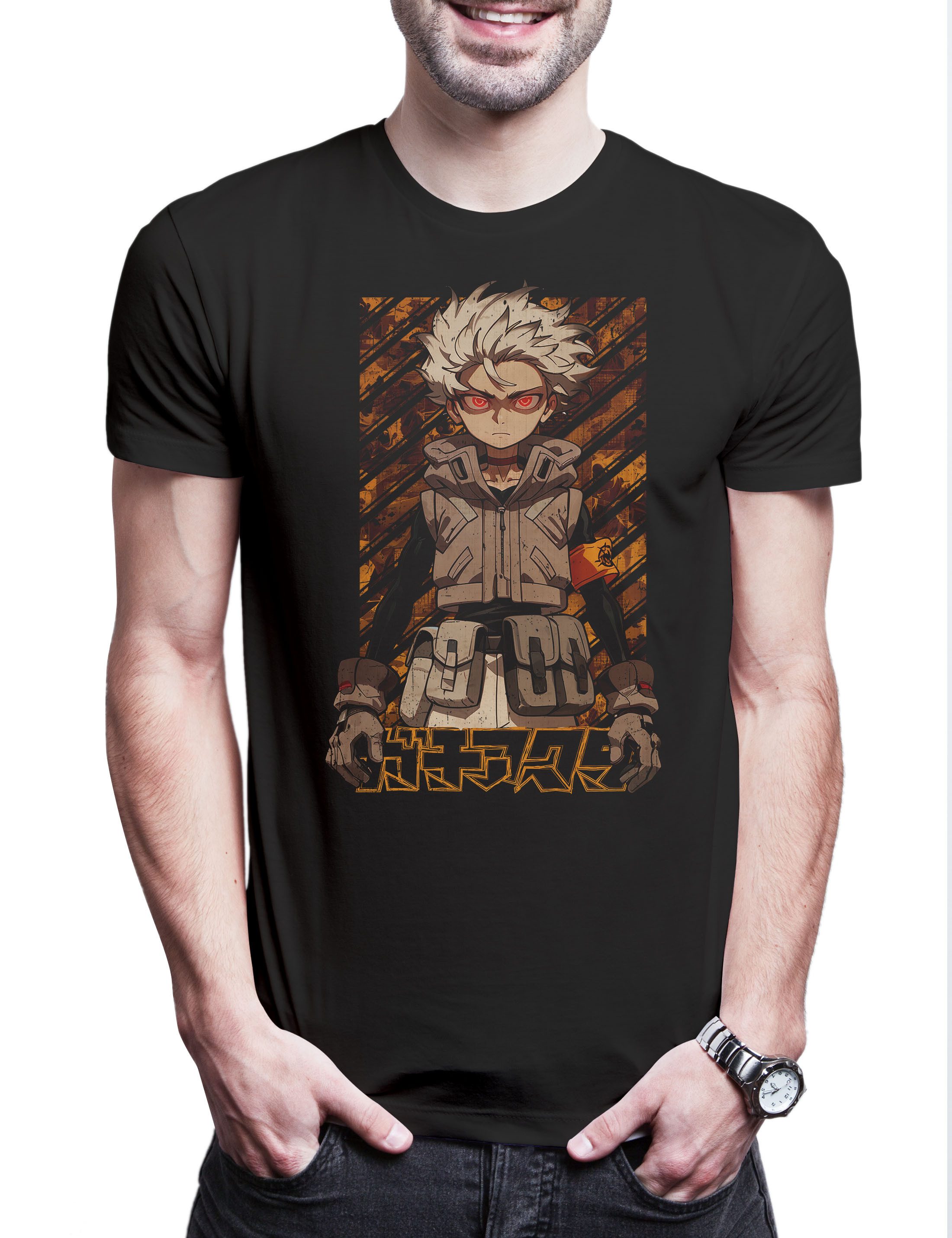 Print-Shirt Rudo Surebrec Herren T-Shirt Zanka Manga Gachiakuta Movie Enjin