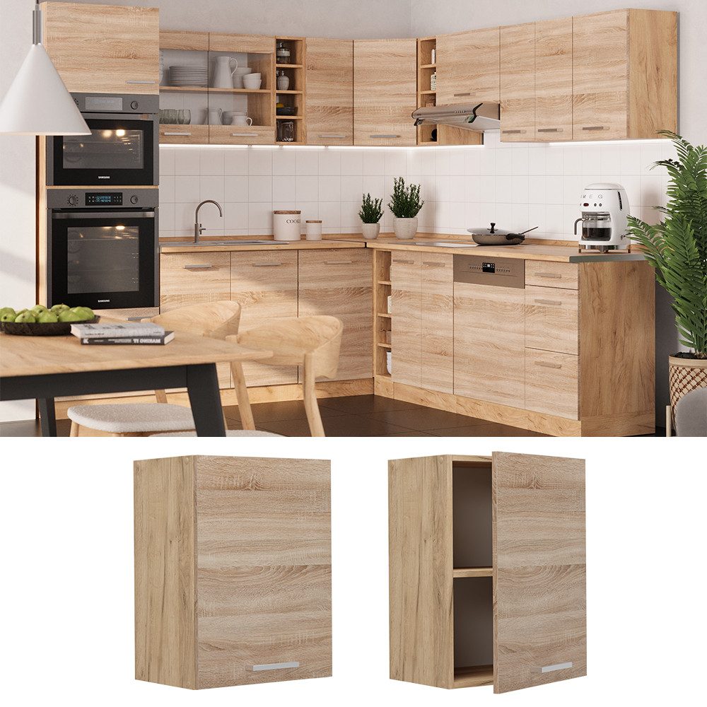Vicco Hängeschrank R-Line, Sonoma/Goldkraft Eiche, 45 günstig online kaufen